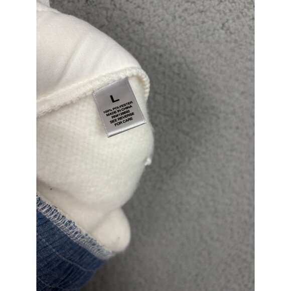 Madden Girl Juniors' Sherpa Denim Star Fleece Jogger Pants Large Multicolor NWTs - Picture 7 of 8